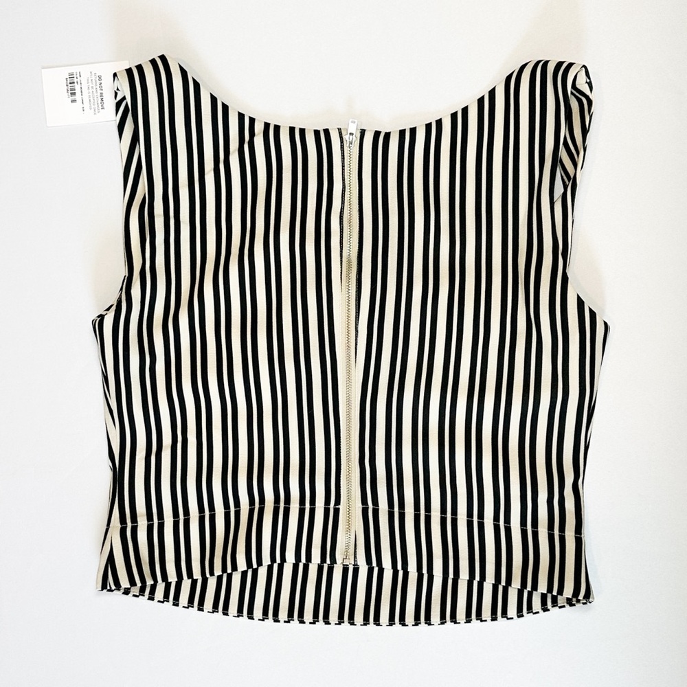 Miaou Imogene Laced Stripe Corset - Picture 3 of 5